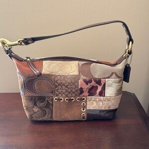 🤎SOLD🤎 Y2K Coach Patchwork Shoulder Bag